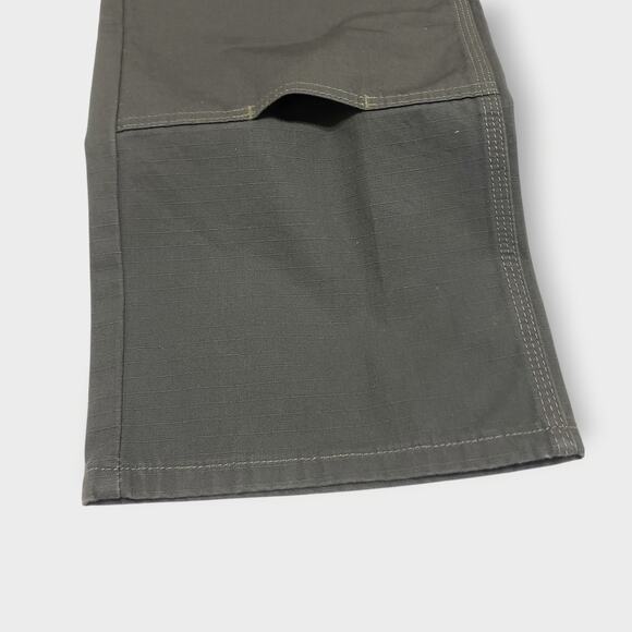 Wrangler Riggs Workwear Ripstop Ranger Cargo Pants Double Knee Green Sz 38x40 - Picture 14 of 14